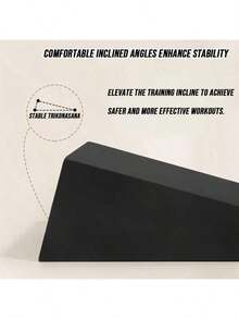 2pcs Yoga Bricks Calf Stretch Ramp, Used For Enhancing Stability Training, Leg Strength And Balance - Durable Black Fitness Equipment, Suitable For Weightlifting, Leg And Deep Stretching, Sturdy Structure, Training Aid Designed For Fitness - Multicolor - View 7