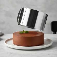Cake Mold-Cake Ring-Adjustable Round Stainless Steel 6 To 12 Inch, 6 Inch Baking Ring For Supporting Decorating Icing - View 4