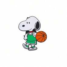 SNOOPY 1/7 件組 動漫卡通胸針套組 可愛新款狗狗琺瑯別針 衣物背包飾品金屬徽章配件禮物 - 均碼 - 查看 14