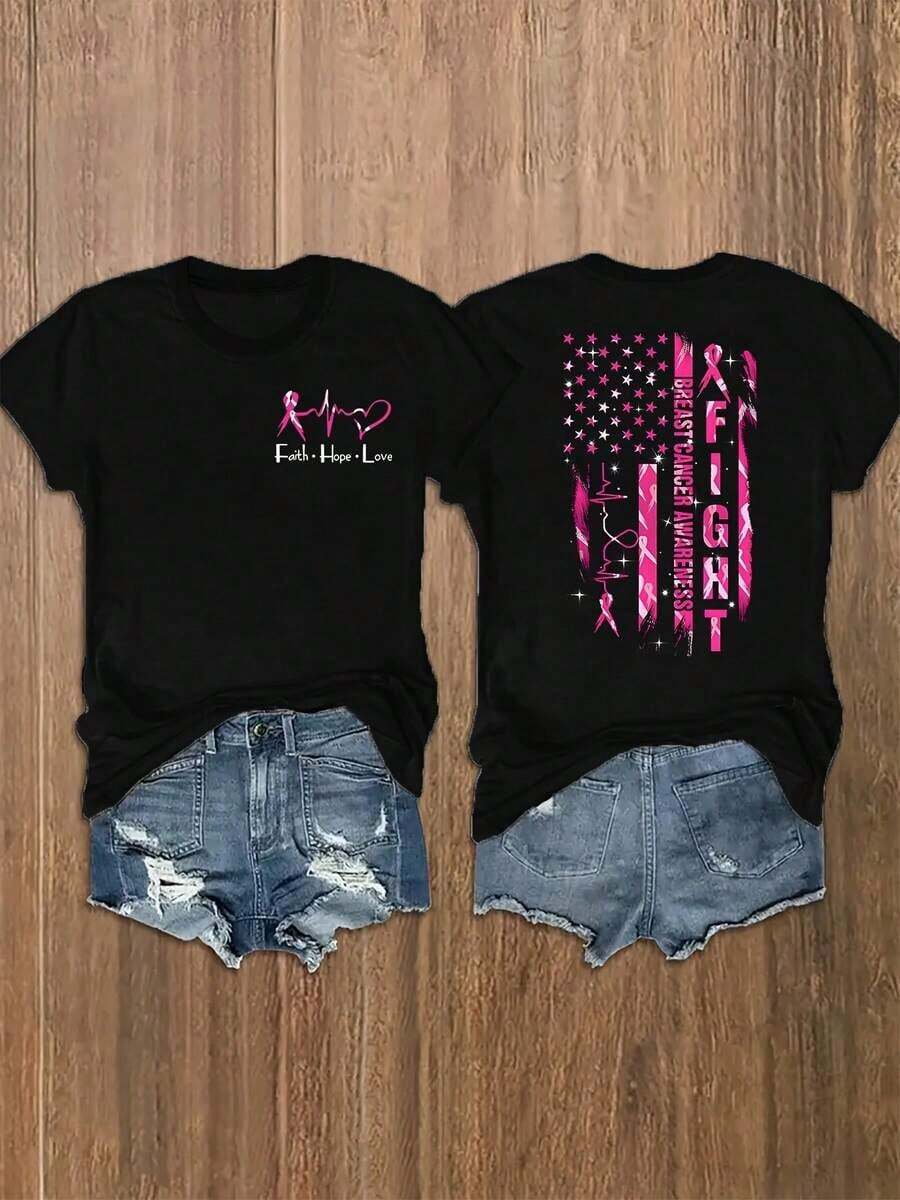 Women T-Shirts - Black - View 1