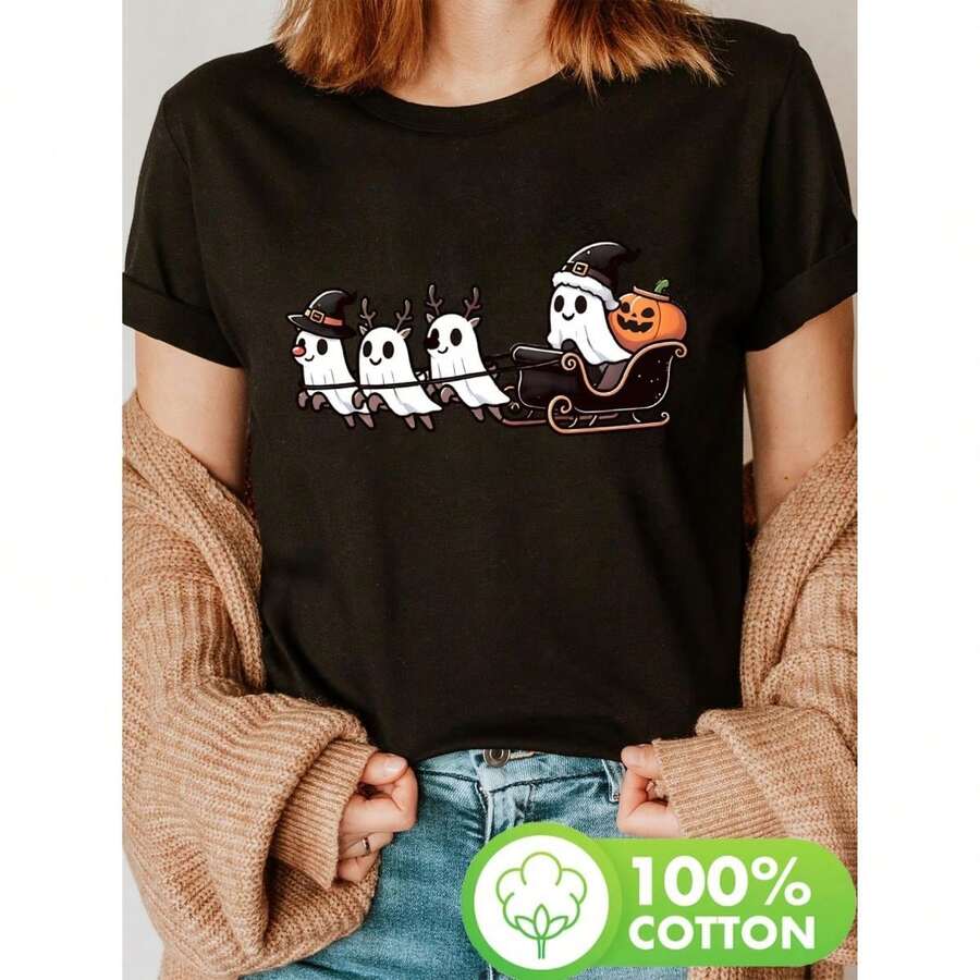 Women T-Shirts - Black - View 1