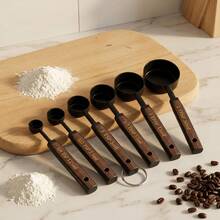 1/2/4pcs Multifunctional Plastic Measuring Spoon Set, Stackable Segmented Measuring Spoon, Coffee Salt Seasoning Measuring Spoons,Suitable For Baking&Cooking Tools In Kitchens Restaurants - Multicolor - View 2
