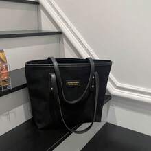 Bolso de mano moderno y versátil para mujer, estilo casual elegante con un toque de alta gama, bolso de hombro estiloso ideal para ir de compras. - blanquecino - Ver 10