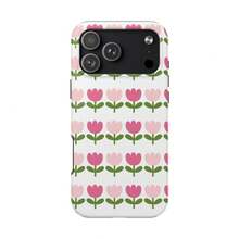 Spring Pink Tulips Floral Protective Case - 1 Piece Of Picture Color - View 3
