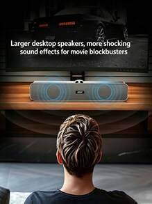 Acer OSK218 Computer Speaker, Bluetooth Mini Speaker For Home Use, Dual Speakers, Dual Diaphragms, No Current, No Noise, Long Multimedia Subwoofer, Mini Gaming Speaker, High-Quality Desktop Speaker, Universal For Desktop Computers, Laptops, Mobile Phones, And Tablets. - View 5
