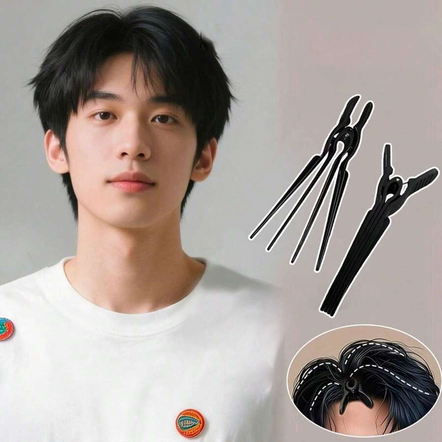 天然蓬鬆髮根夾－隱形瀏海夾與蓬鬆夾，防滑髮型定位，適合短髮/長髮，瞬間增高，男女通用髮型增強器 - C - 查看 1
