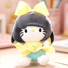 1 Pc Sanrio Cross Dressing Hello Kitty Children's Plush Toy Backpack Accessory Plush Pendant Keychain Souvenir Valentine's Day Gift - Multicolor - View 9