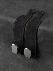 Car Seat Back Storage Hook, Car Organizer Rack, PU Leather Hidden Headrest Hook, Suitable For Car Back Seat, Multi-Functional Durable Car Interior Storage Rack - Car Seat Back Hooks - View 7