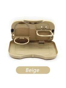 Multifunctional Folding Car Table, Car Seat Back Table And Tray, Car Cup And Beverage Holder, Multifunctional Children's Meal Tray, Car Beverage Holder, Folding Car Laptop Desk - A - View 11