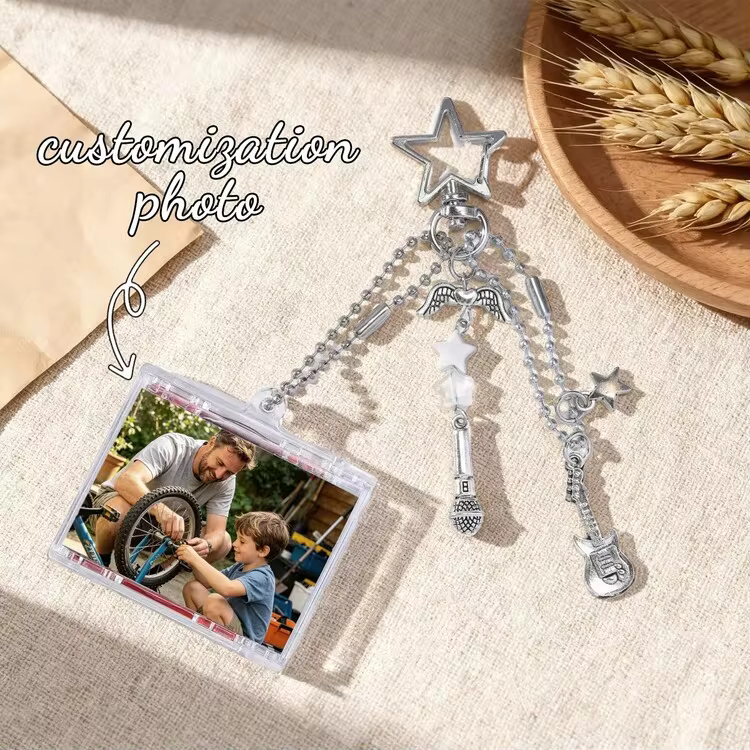 Customized Mini CD Bag Charm Keychain With NFC/Personalized Music Gift, Retro Style, Mini CD Keychain, Customized Gift, Bag Accessory, Y2K Aesthetic - Pink - View 10