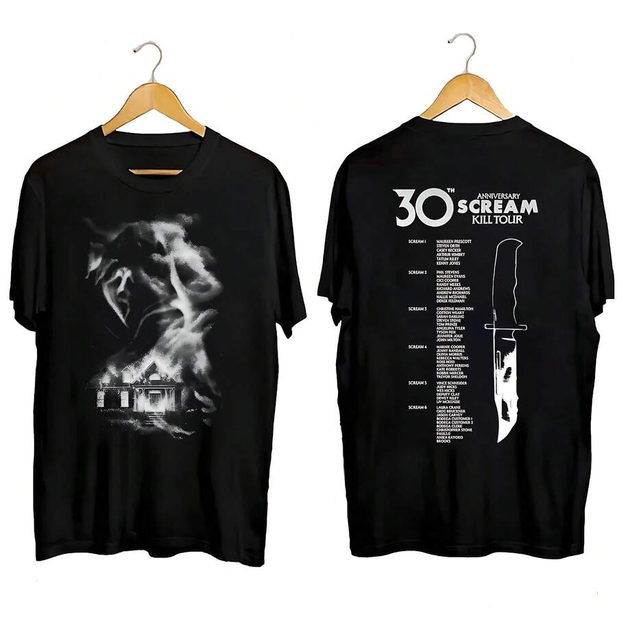 Scream 7 30th Anniversary Kill Tour 2026 T-Shirt - Black - View 1