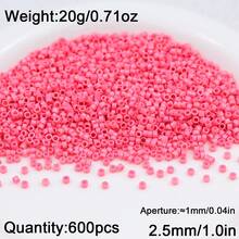約 600 顆 2.5mm 玻璃種子珠，適用於刺繡、手工 DIY 珠寶製作、縫紉配件、十字繡手工藝裝飾珠 - 機繡珠 - 查看 12