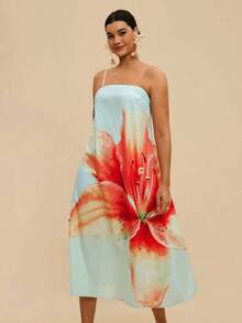 Women Midi Dresses - Multicolor - View 5