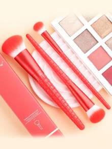 ronshadow Bộ 3 cọ trang điểm cán vân da cá sấu thiết kế góc nghiêng - Cọ đánh nền + Cọ má hồng + Cọ chi tiết phấn mắt, sợi kép siêu mềm dễ tán, kèm hộp quà sang trọng, cọ mỹ phẩm cầm tay tiện lợi - Nhiều màu - Xem 8