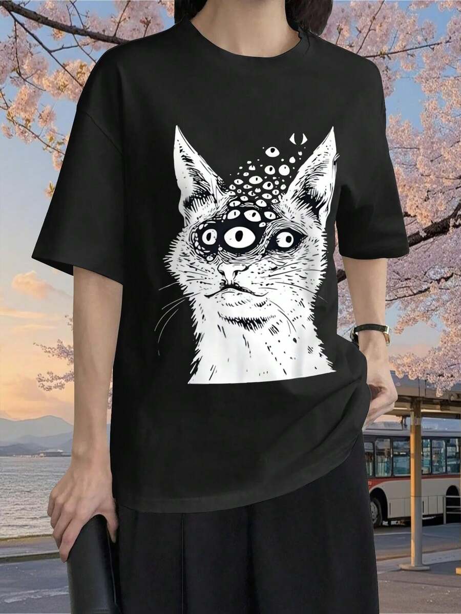Women T-Shirts - Black - View 1