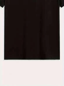 Stylish Summer Men'S Patterned T-Shirts With Short Sleeves For The Summer - Black - View 5