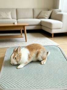 Pet Cooling Mat Is A Cool, Breathable, Non-Slip Bamboo Mat,Hamster Cage Accessory, A Pet Cooling Mat Bed,It Is Suitable For Guinea Pigs,Chinchillas, Rabbits, And Other Small Pets, Making It An Ideal Choice For Summer Pet Mattresses. - Multicolor - View 4