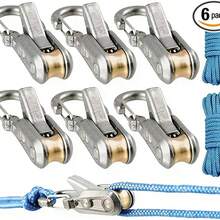 Practical Outdoor Tent Rope Accessories, Featuring Rolling Lock Design. Adjustable Telescopic Rope Hooks, Securely Fixed. Suitable For Tents, RVs And Outdoor Camping, Easy To Install And Adjust, Durable And Sturdy, Ideal For Outdoor Activities. - Multicolor - View 2