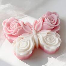 1pc 3D Flower Butterfly Silicone Mold, Resin Candle Mold And Home Decor, Perfect For Birthdays, Valentine'S Day, Mother'S Day, Weddings, Souvenirs - Transparent - View 3
