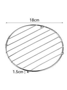 Stainless Steel Kitchen Pot Mat, Pot Rack, Heat Insulation Pad, Versatile Steamer Rack, Tabletop Anti-Scald Heat Resistant Pot Holder, Trivet - Multicolor - View 9