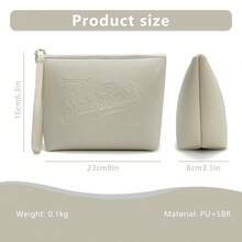 Portable Toiletry Bag, Cosmetic Bag, Impermeable Bag, Viaggio Impermeabile Bag, Viaggio Con Cerniera Bag - 藍色 - 查看 2