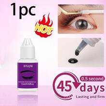 1 Stück/2 Stücke professioneller Wimpernverlängerungskleber, 6ml/15ml, starker Halt, trocknet in 0,5-1s, 6-7 Wochen Haltbarkeit, langanhaltend, hypoallergen, für DIY Cluster Wimpern, Heimgebrauch, Cluster Wimpernkleber, Schwarz, für empfindliche Haut, schnell trocknend, für einzelne Wimpern - Übersicht 11