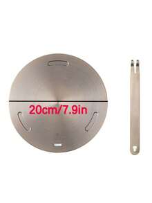 1 chiếc bếp điện từ Đức dẫn nhiệt, chống cháy cho nồi hầm, thích hợp cho bếp gas, bếp từ, ấm Moka, nồi sữa nhỏ, nồi thép không gỉ, nồi hầm bằng gốm. Rã đông nhanh các sản phẩm thịt, tập trung lửa, chống trượt, nhà bếp, hộ gia đình, tiết kiệm năng lượng - 7,9 inch - Xem 18