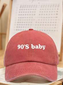 1 pieza Gorra de béisbol con estampado de bebé de los años 90 para hombres y mujeres, de material transpirable. Gorra de béisbol y sombrero de sol para deportes al aire libre, ajustable, para montañismo, ocio y moda callejera. Gorra de verano para la playa. Gorra de papá versátil disponible en una variedad de colores. - Multicolor - Ver 9