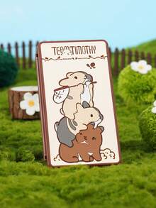 GeekShare 24 Game Card Slots & 24 TF Card Slots Cute Rabbit Design - Team Timothy, Compatible With Nintendo Switch 2/Switch 2017/OLED - View 2