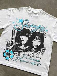 Women T-Shirts - 白色 12 - 查看 2