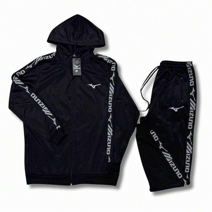 Men's Chimpa Training And Gym Set - Shirt + Pants - Black Chimpa - View 1