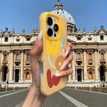 Phone Case - Colorful Bold English Letters, a Minimalist Macaroon-Colored Jelly-Like Two-In-One Magnetic Wireless Charging Phone Case, Suitable for Halloween, New Year Gifts, Christmas Gifts, Easter Gifts, And Can Be Given to Family And Friends - Negro - Ver 3