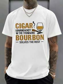 Men Plus Size T-Shirts - White - View 1