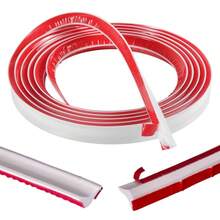 1pc 2m/3 Meters/5m Elastic Triangle Baseboard Gap Filler, Self-Adhesive Triangle Decorative Strip, Flexible Decorative Filler Strip, Formed Peelable Decorative Strip, PVC Sealing Triangle Decorative Strip, Easy Installation Indoor Edge Protection - A - View 14