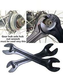 1pc Mountain Bike Repair Tool, Hub Axle Disassembly & Installation Wrench, Maintenance Tool, Cycling Accessories - Black - View 7
