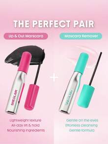 SHEGLAM [2 Pcs] Lashlighter Up & Out 睫毛膏&卸妝液組合 品牌美妝化妝品 適合女士與女孩 - 黑色 - 查看 2