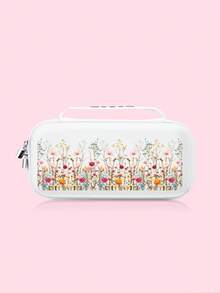 Switch2 (2025) 游戏机配件，彩色菊花图案，兼容 Switch2/Switch OLED/Switch NS 的保护壳和收纳袋，保护您心爱的设备，也是送给 Switch 玩家的最佳礼物，情人节礼物 - 彩色 - 查看 8