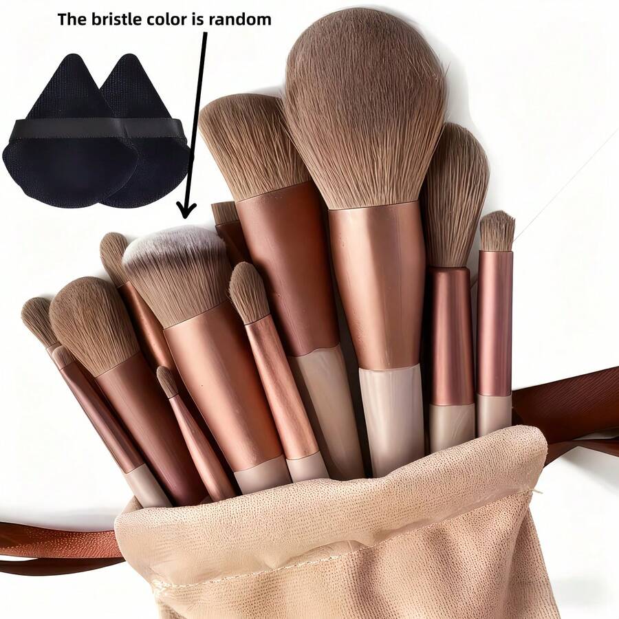 15-Piece Professional Makeup Brush Set Features Soft Nylon Bristles. Ideal For Eye Makeup, Foundation, Blush, Loose Powder And Highlighter. These Multi-Functional Brushes Work Well For Contouring, Loose Powder And Pressed Powder Application. Suitable For Both Beginners And Professional Makeup Artists. Ultra-Soft Design Enables Precise Facial Makeup Blending. Gentle On Skin And Friendly To Sensitive Skin, It Is A Perfect Gift Choice For Women.