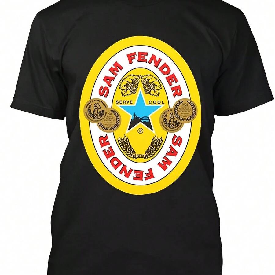 Sam1 Fender1 English Singer Guitarist Tour T Shirt Full - 黑色 - 查看 1