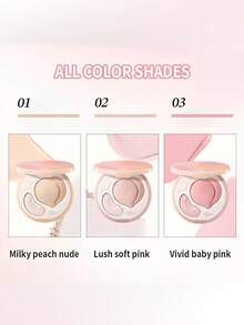 Little Ondine Duo-Color Highlighter 03, Highlighter & Contour 2-in-1, Highlighter Pink & Contour Alami, Mencerahkan & Membentuk Wajah dengan Warna Merah Muda, Kilau Alami, Warna yang Dapat Disesuaikan, Tahan Lama, Ringan dan Praktis untuk Dibawa Bepergian, HADIAH - 03 - View 7