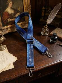 Tali Tas yang Dapat Dilepas, Motif Lukisan Minyak Van Gogh, Tali Bahu Selempang Lebar yang Dapat Diatur, Pola Artistik, Pengganti Tali Tas Wanita dengan Gesper Logam - MultiWarna - View 4