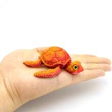 3D Printed Movable Turtle Stress Relief Toy, Segmented Joint Realistic Ocean Turtle Model With Limbs And Head, Beach Fish Tank Decor Desktop Ornament, Children's Ocean Science Educational Toy, Lucky Niche Birthday Holiday Creative Gift, Exclusive Gift For Ocean Lovers - Multicolor - View 14