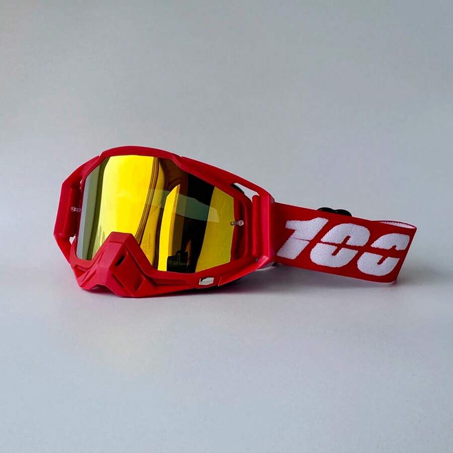 100 Motocross Goggles HD Lens Motorcycle Anti-Fog Eyeglasses Sports Windproof Protect Riding  Men Women Moto MX MTB - 僅包 - 查看 1