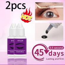 1 Stück/2 Stücke professioneller Wimpernverlängerungskleber, 6ml/15ml, starker Halt, trocknet in 0,5-1s, 6-7 Wochen Haltbarkeit, langanhaltend, hypoallergen, für DIY Cluster Wimpern, Heimgebrauch, Cluster Wimpernkleber, Schwarz, für empfindliche Haut, schnell trocknend, für einzelne Wimpern - Übersicht 9