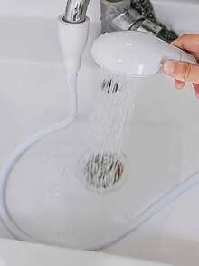 1/2 Zoll ohne Bohren einfach zu installierende Wasserhahn-Verlängerungsköpfe, auslaufsichere Hochdruck-flexible weiße Wasserhahn-Verlängerungsstangen, tragbare Booster-Duschkopf-Sets, universelle Badezimmer-Duschzubehör, Heimdekoration - Mehrere Stile - Übersicht 9