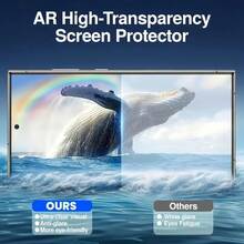 5片裝高清晰水凝膜螢幕保護貼,適用於Galaxy S26 S25 S24 S23 Ultra Plus S21 S20 FE S22+S20+ S23+ Note 20 Ultra 20,易於安裝,防刮,全覆蓋,柔軟水凝膜 - 無色 - 查看 9