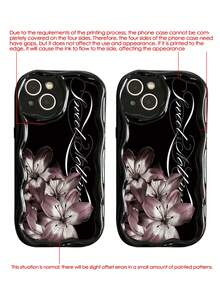 Lily 手繪軟手機殼，適用於 IP17/IP17PROMAX/iPhone16pro/iPhone16promax/iPhone15/XR/7p8p/P12promax/P13promax/P14PROMAX/P13/P14/P11/P12/P14，可愛時尚厚款保護殼，適用 XS/S/XSMAX/78GES2，美學風格 - 彩色 - 查看 5