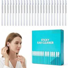 24 Pcs Ear Wax Stick, 2026 New Reusable Sticky Soft Ear Swabs, Adhesive Ear Wax Removal Tools, Ear Cleaning Tools Ear Curette Kids & Adults (Large, 24 Pcs) - Large - View 2