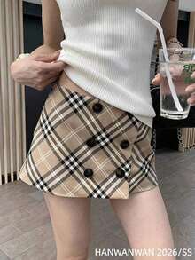 Women Skirts - Khaki - View 6