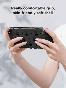 1pc Black Heart & Cherry Pattern Protective Case For Nintendo Switch 2 (2025), Game Console Accessories, Compatible With Switch 2/Switch OLED/Switch NS, Protect Your Device, Best Gift For Switch Players - Multicolor - View 6
